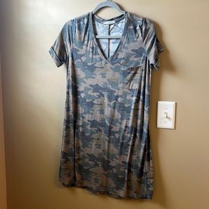 Camo T-shirt dress